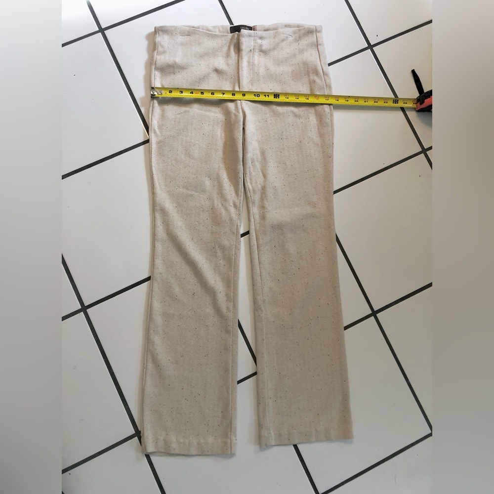 Ladies comfy dress slacks -beige-size 10